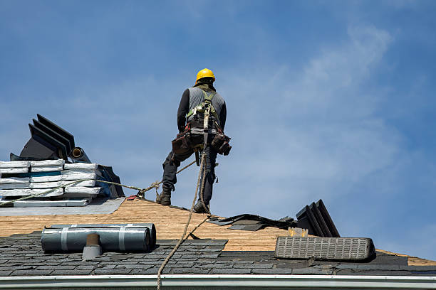 Professional Roof Replacement technician working in Scio, OH